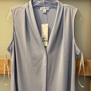 Pale Blue Office Tank